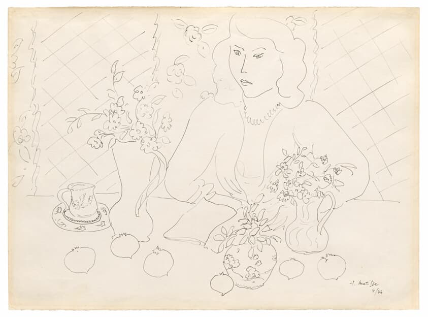 Girl at a Table — Henri Matisse