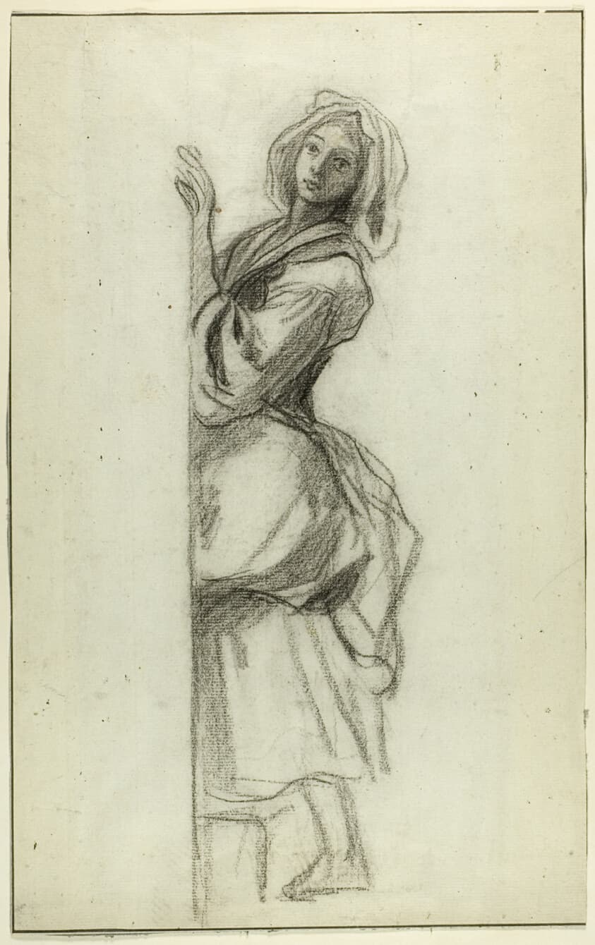 Study of a Peasant Girl — Camille Roqueplan