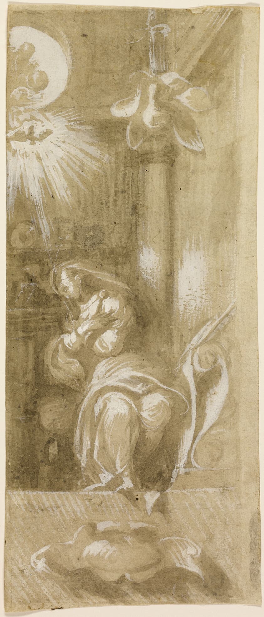 Study for the Virgin Annunciate — Camillo Boccaccino