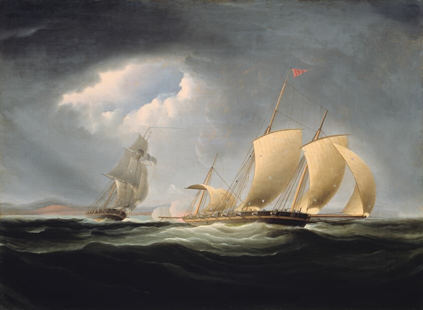 Capture of the Tripoli by the Enterprise — Thomas Birch