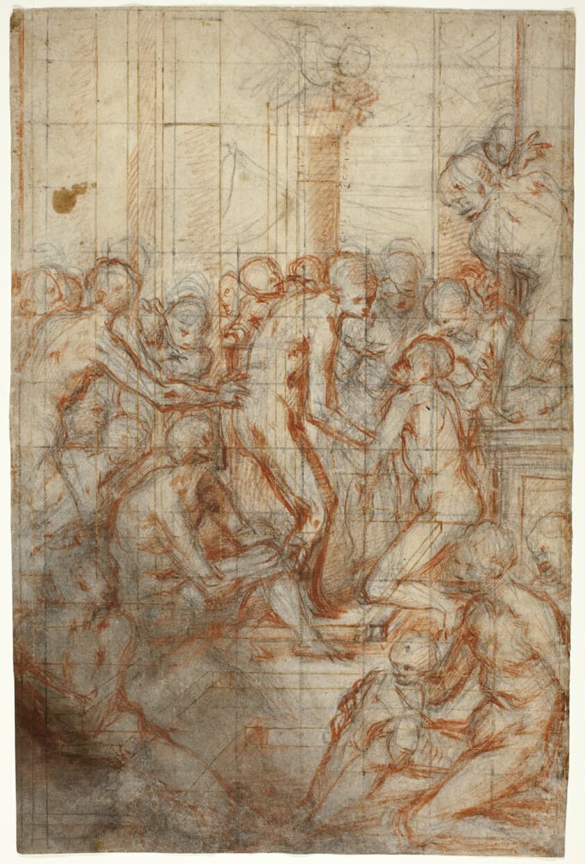 Study for the Purification of the Virgin — Giovanni Battista Naldini