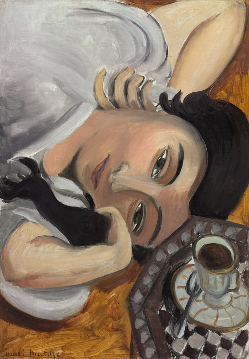 Laurette with a Cup of Coffee — Henri Matisse