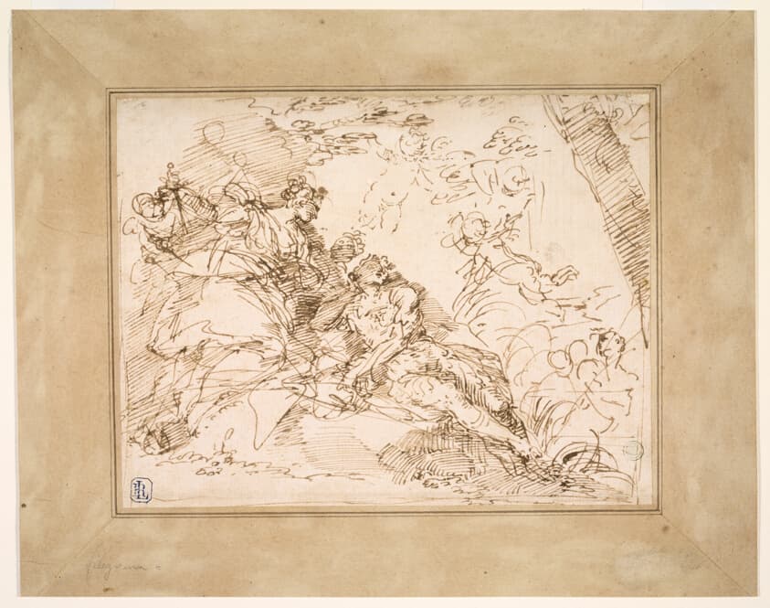 Rinaldo and Armida — Donato Creti