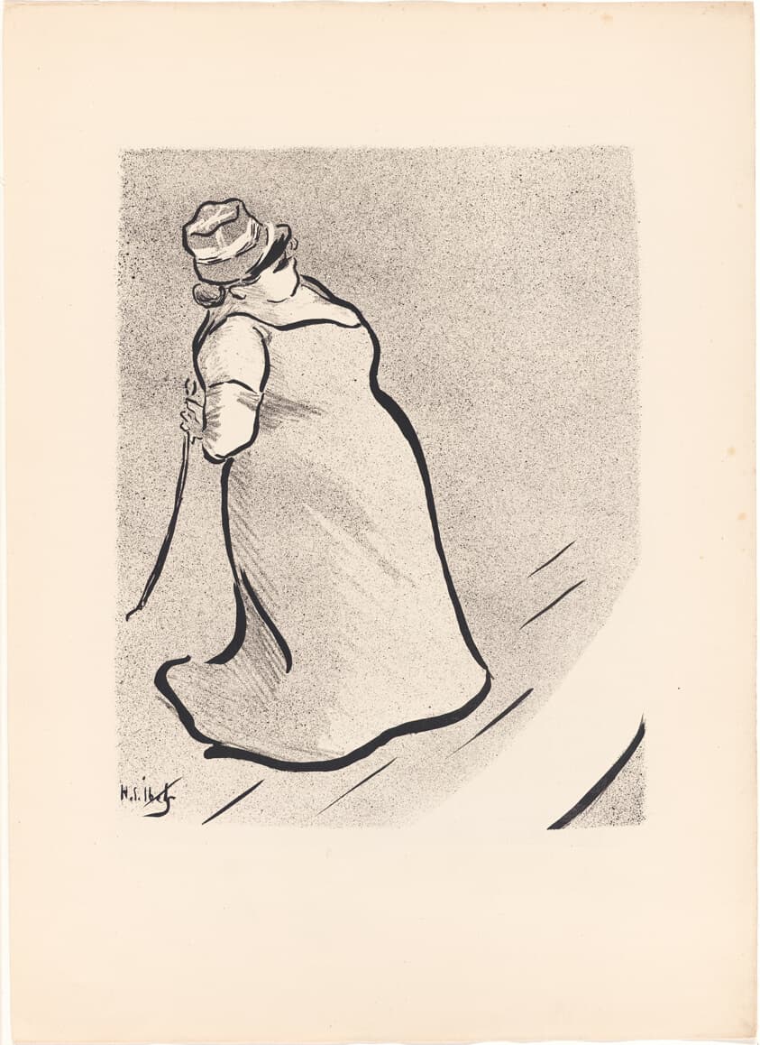 Jeanne Bloch, from Le Café-Concert — Henri-Gabriel Ibels (French, 1867-1936) · printed by Edward Ancourt & Cie (French, 19th-20th century) · published by L'Estampe originale (French, 1893-1895)