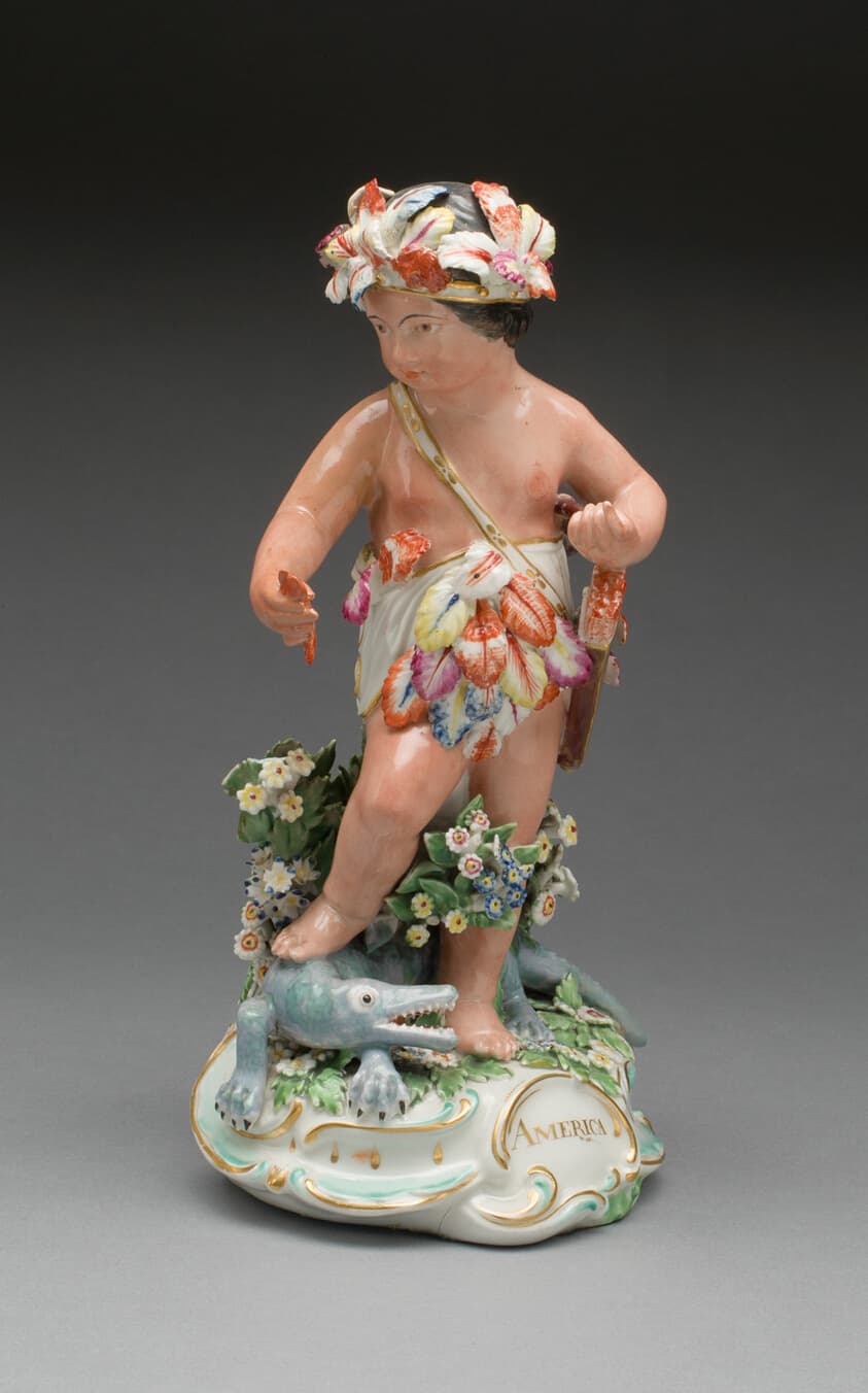 Allegorical Figure of America — Derby Porcelain Manufactory