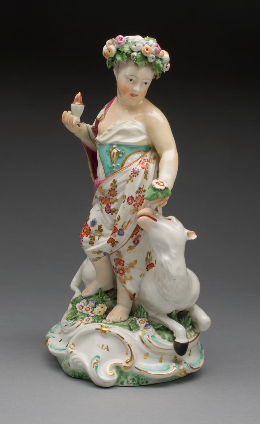 Allegorical Figure of Asia — Derby Porcelain Manufactory