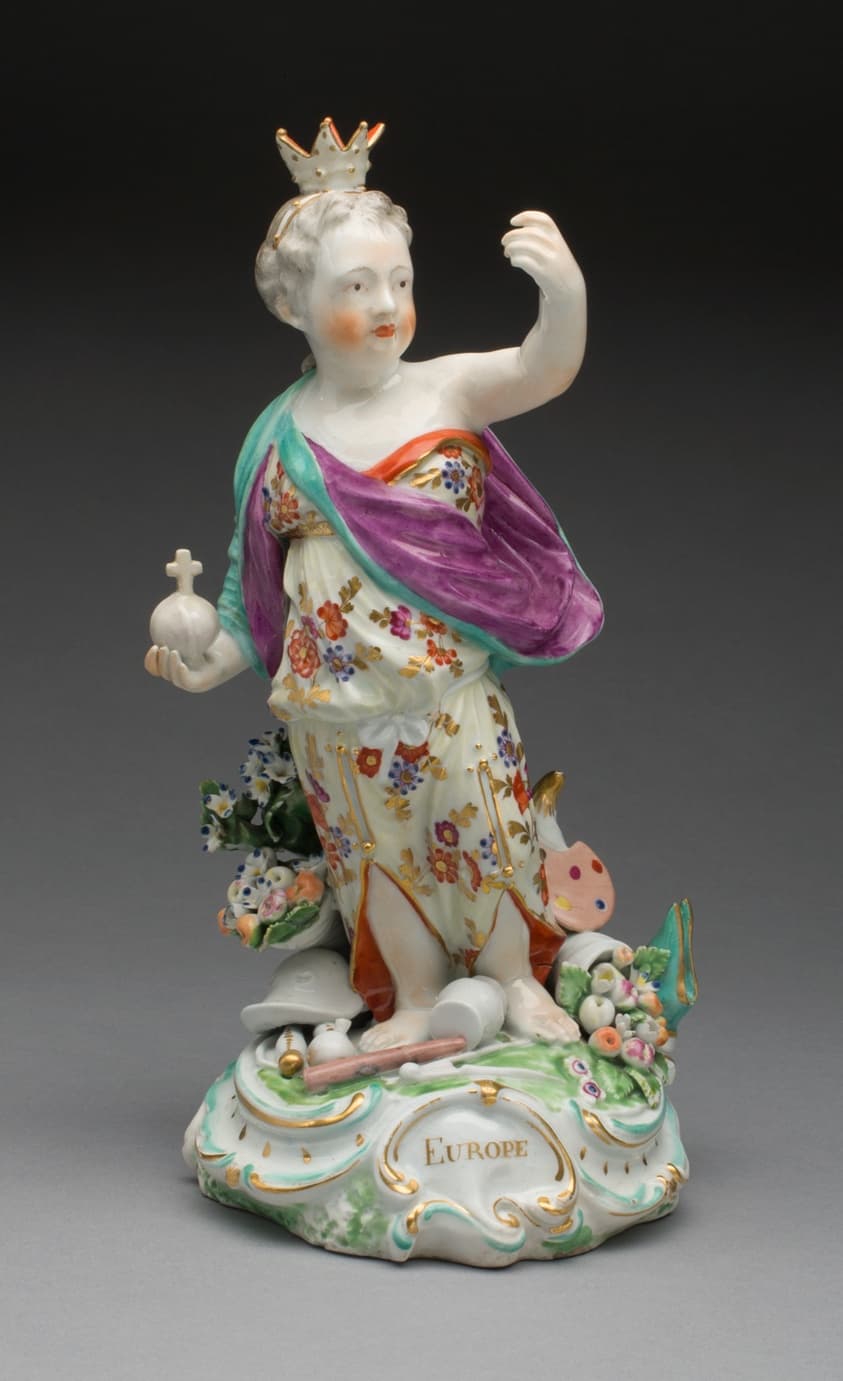Allegorical Figure of Europe — Derby Porcelain Manufactory
