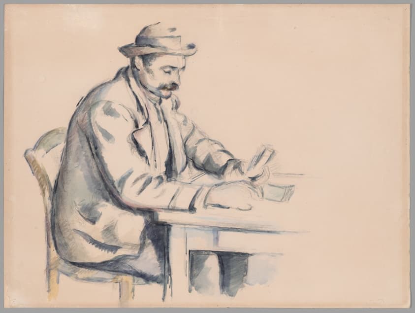 A Study for the Card Players — Paul Cézanne