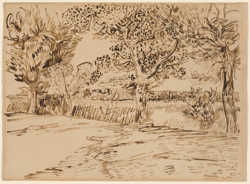Landscape at Arles — Vincent van Gogh
