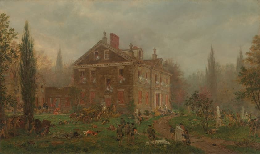The Attack on Chew's House during the Battle of Germantown, 1777 — Edward Lamson Henry
