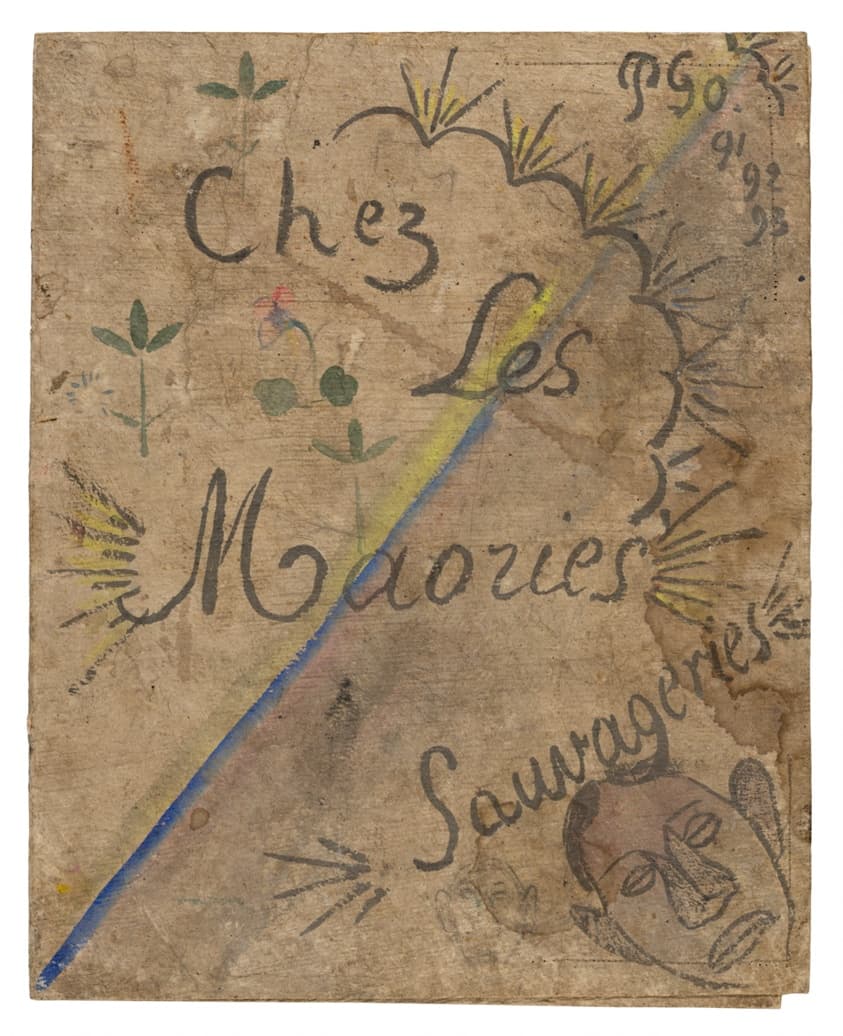 Chez les Maories: Sauvageries (At Home with the Maori: Savage Things) — Paul Gauguin