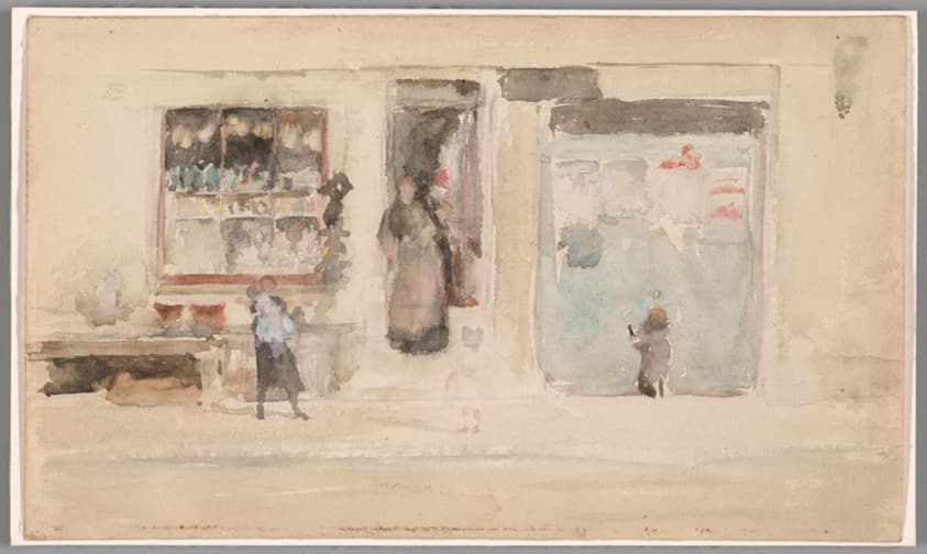 Chelsea Shop — James McNeill Whistler