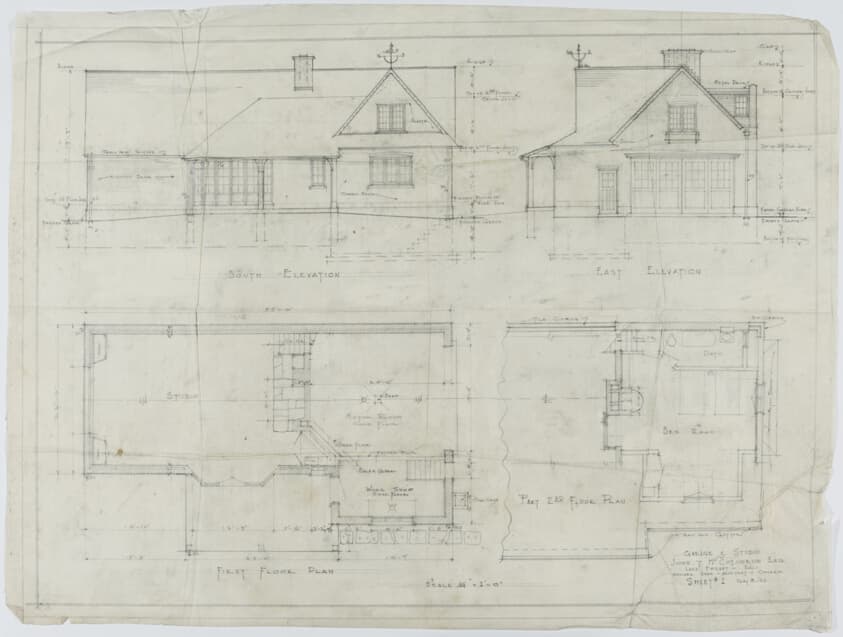 John T. McCutcheon, Garage and Studio, Lake Forest, Illinois — Howard Van Doren Shaw