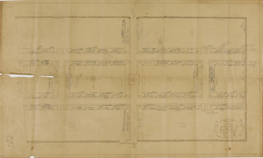 Ragdale House, Lake Forest, Illinois, Garden Plan — Howard Van Doren Shaw