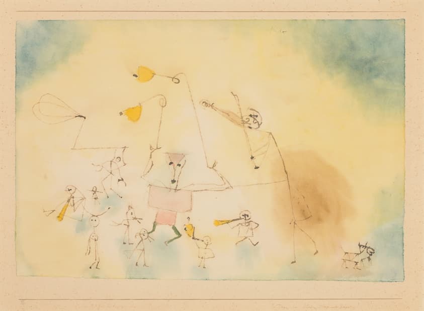 Dance to the Sound of Bells, Oboes and Violin — Paul Klee