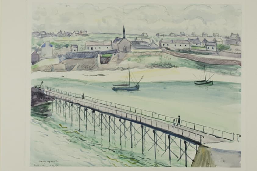 The Wharf, Audierne — Albert Marquet