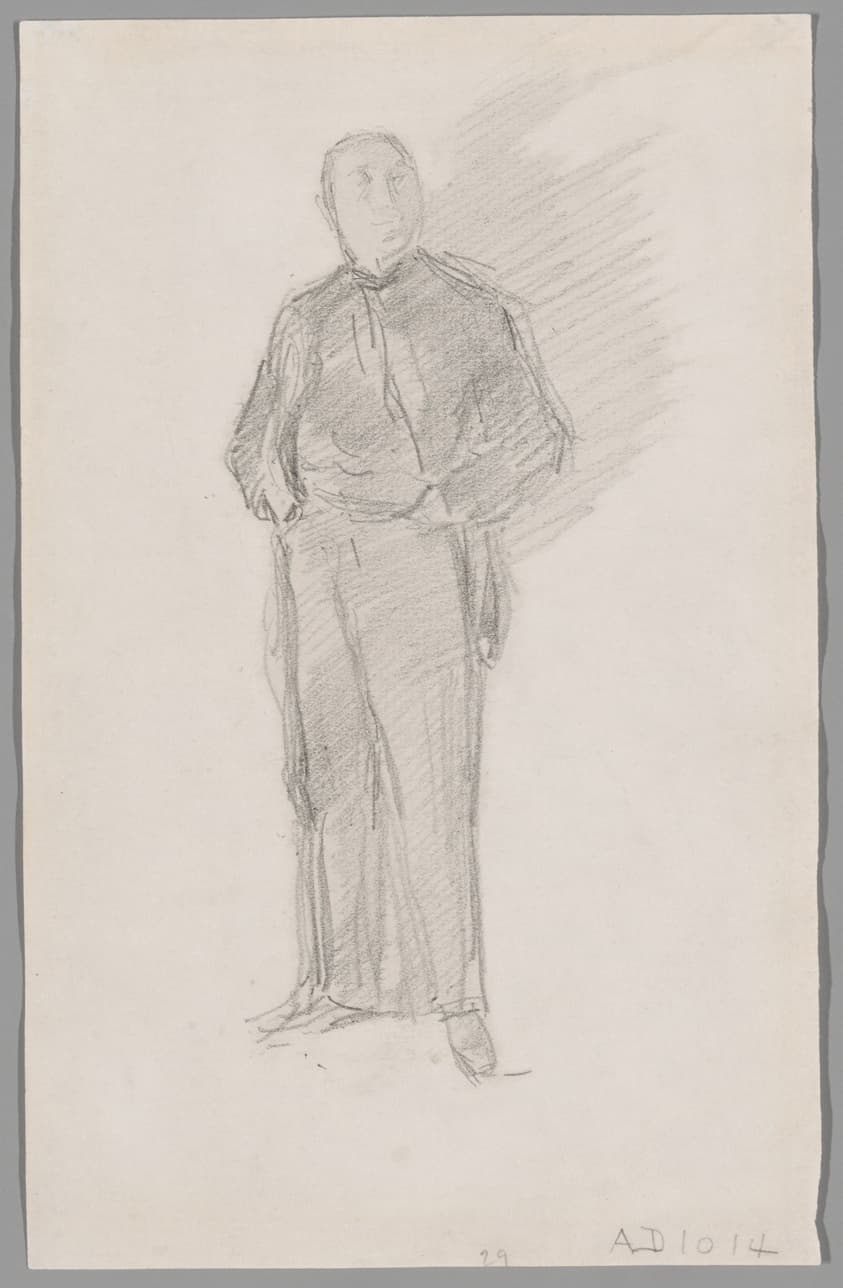 Study for Portrait of Thomas Way — James McNeill Whistler