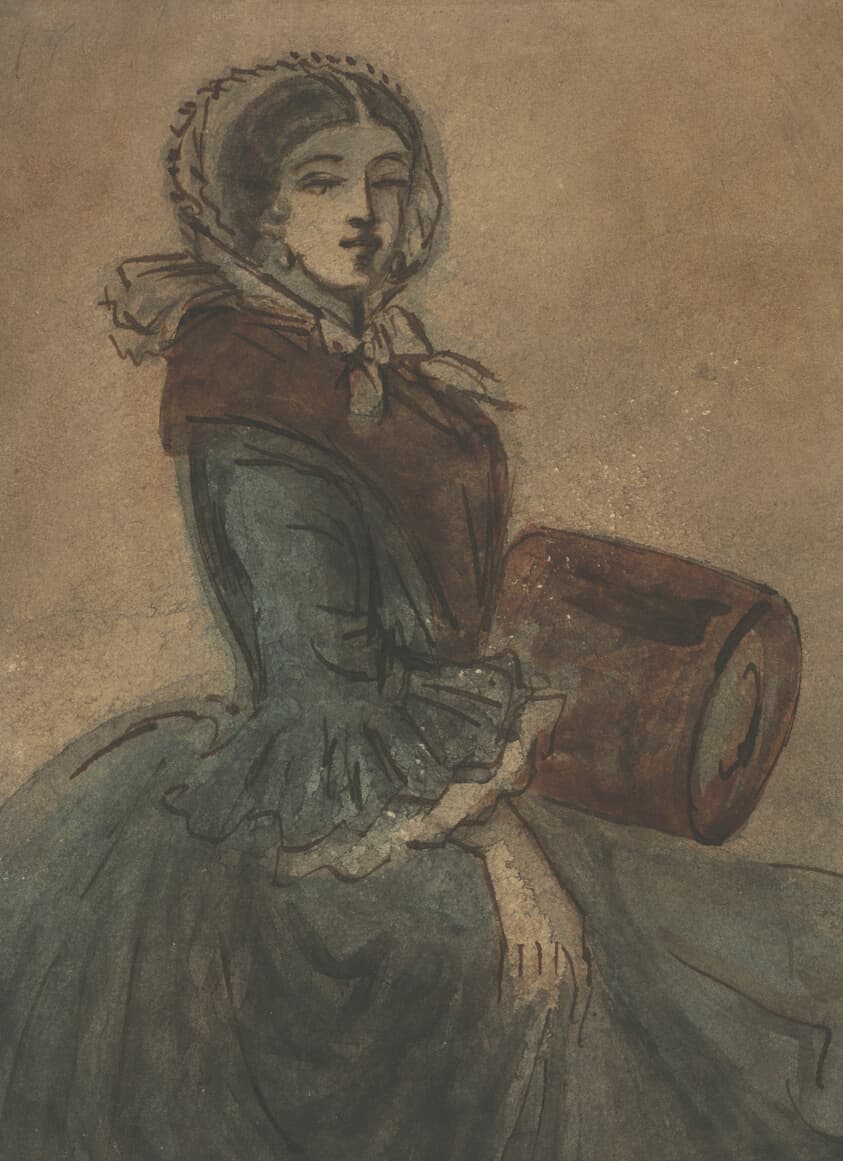 Woman with a Muff — Constantin Guys