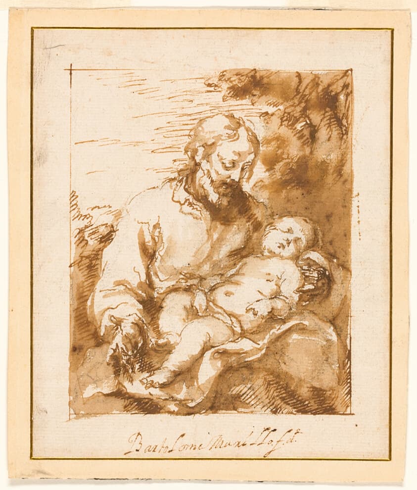 Saint Joseph and the Sleeping Christ Child — Bartolomé Esteban Murillo