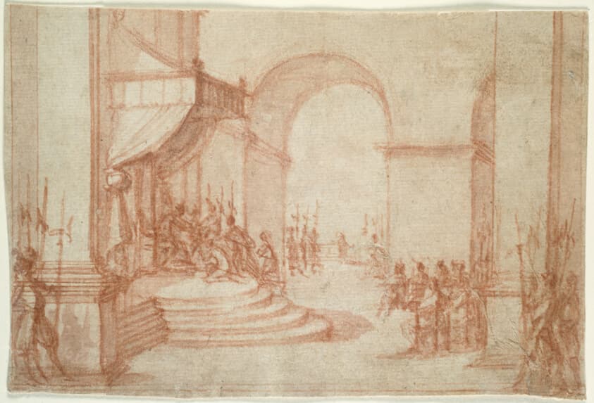 Pilate Washing His Hands — Jacques Callot
