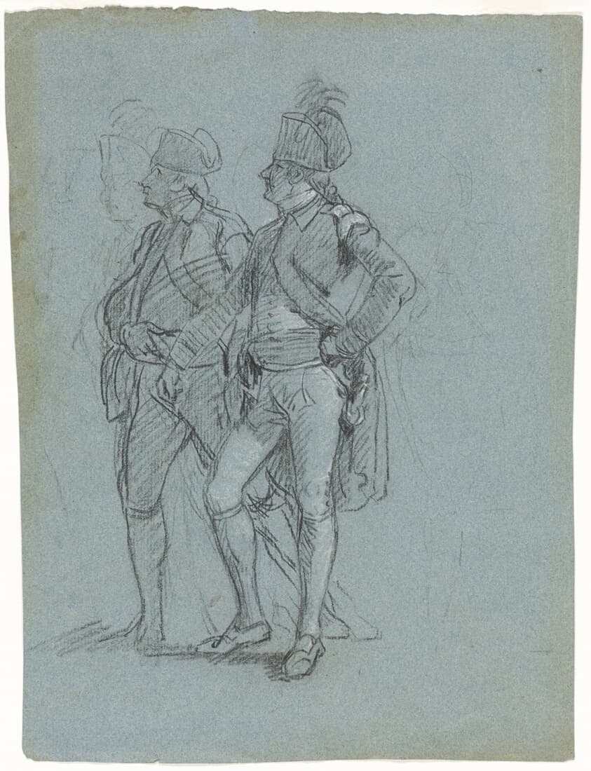 Sketch for "Siege of Gibraltar" — John Singleton Copley