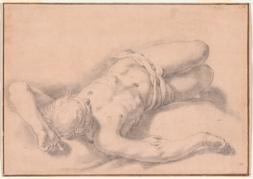 Study of a Nude Man — Abraham Bloemaert