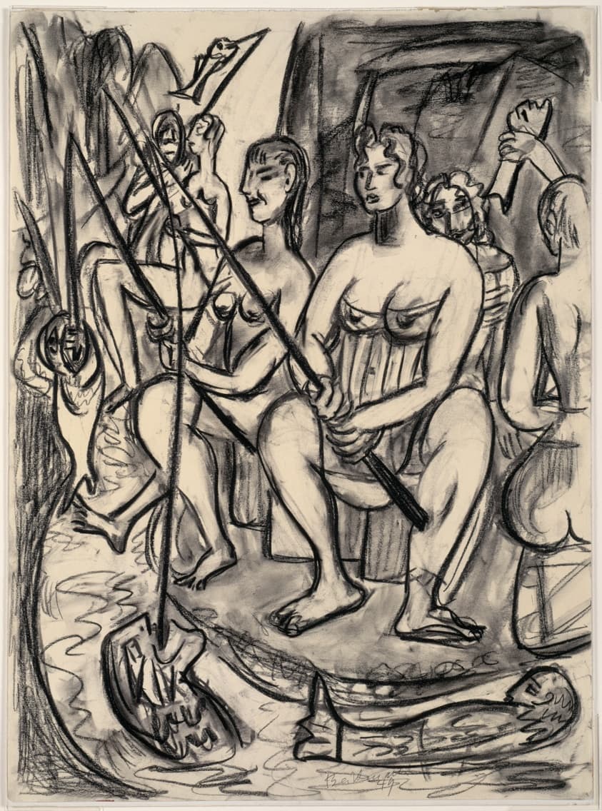 Women Fishing — Max Beckmann