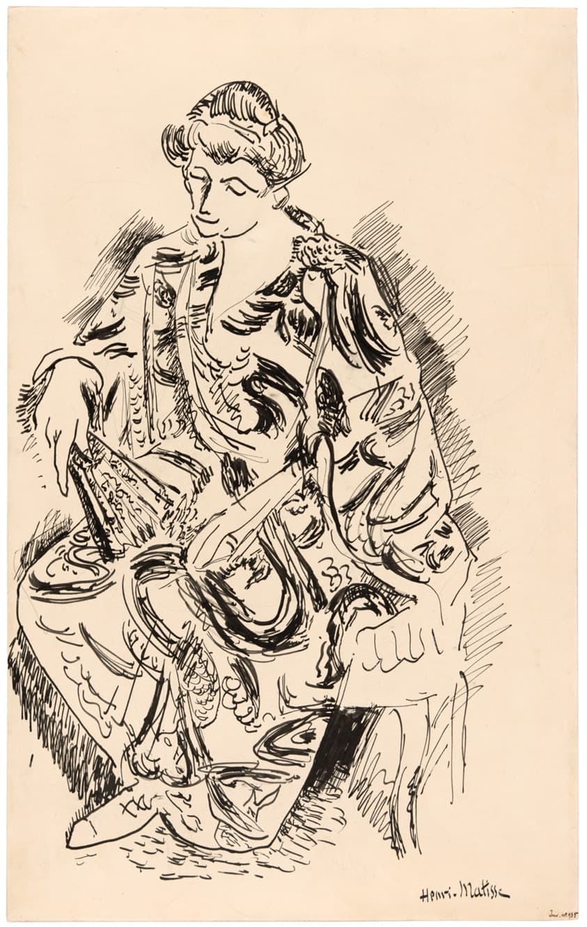 Madame Matisse with Her Fan — Henri Matisse