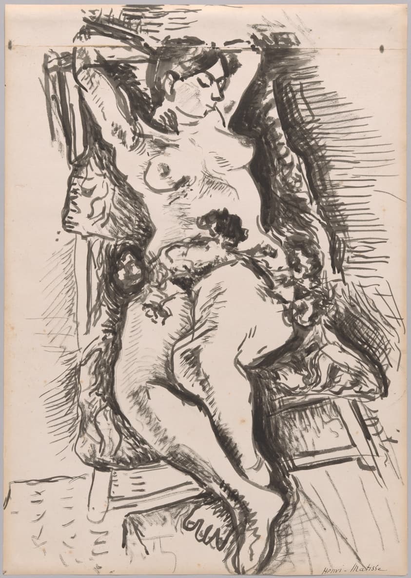 Nude in a Folding Chair — Henri Matisse