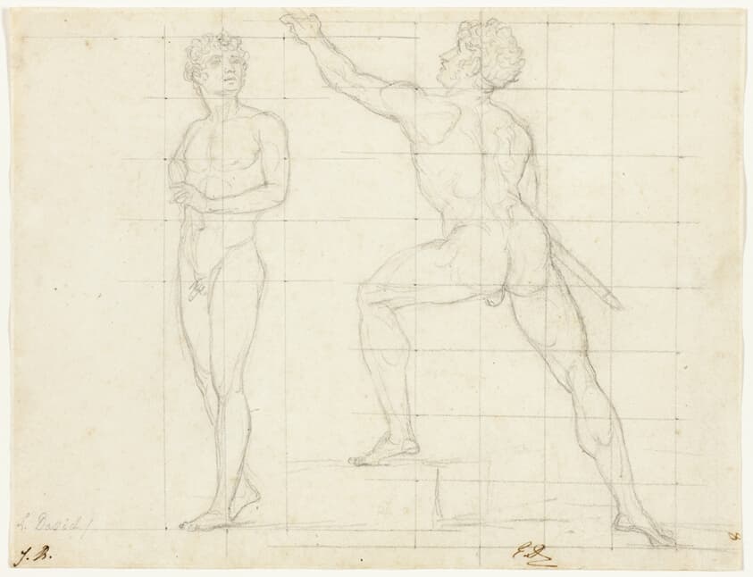 Study for "The Distribution of the Eagles" — Jacques-Louis David