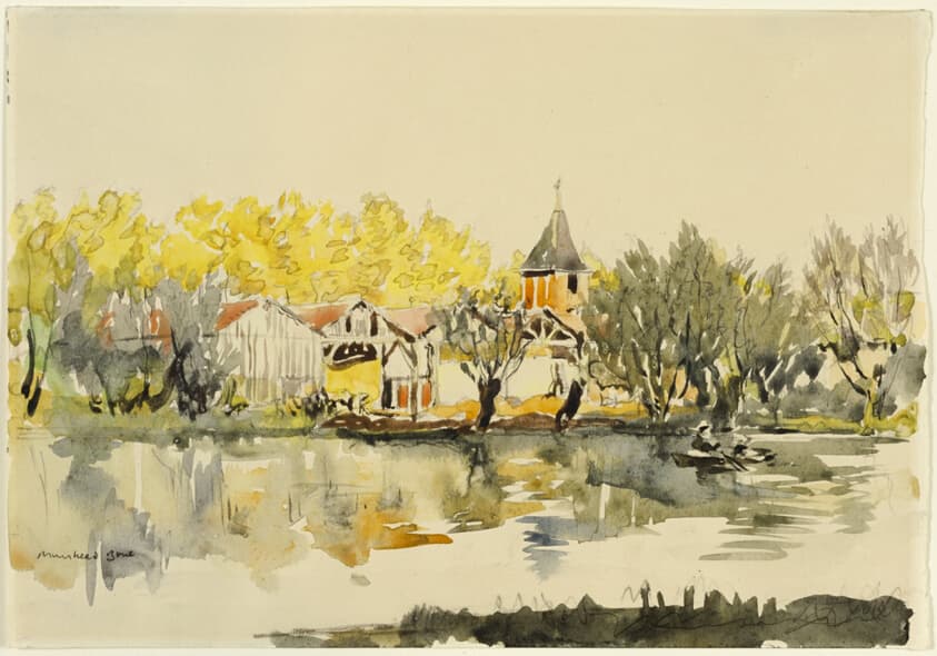 Autumn Near Auxerre — David Muirhead Bone