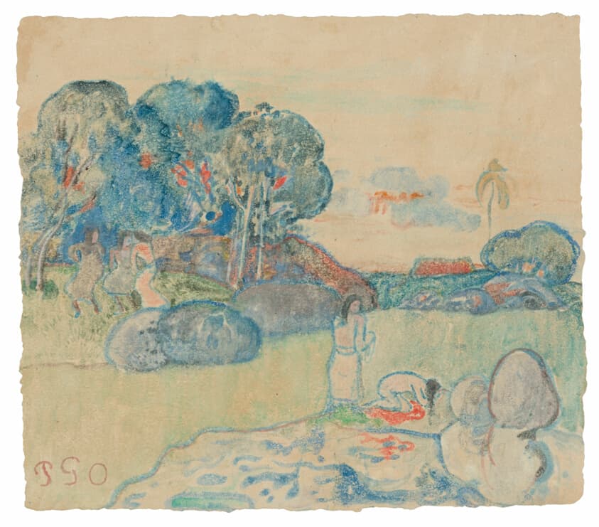 Tahitian Landscape — Paul Gauguin
