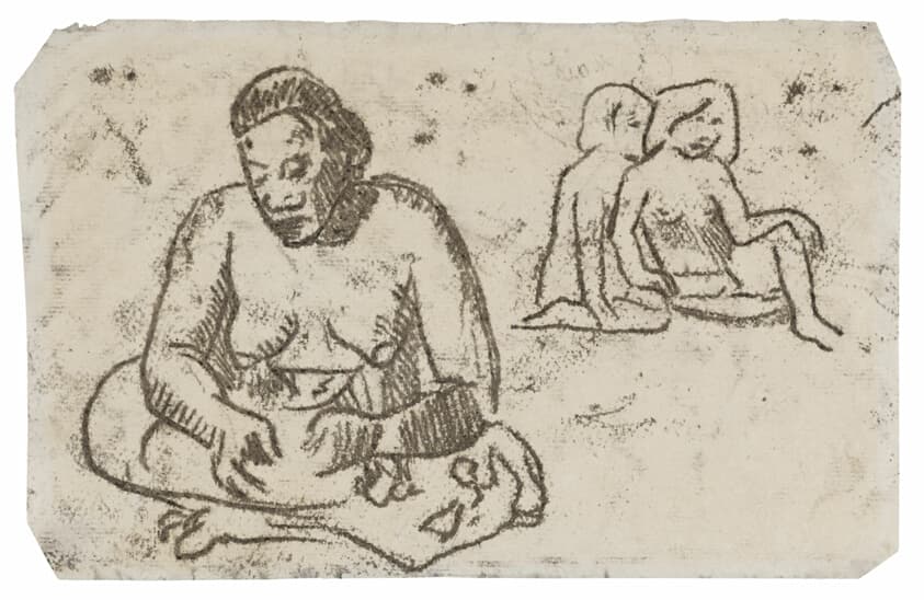 Seated Female (related to the painting Sister of Charity) — Paul Gauguin