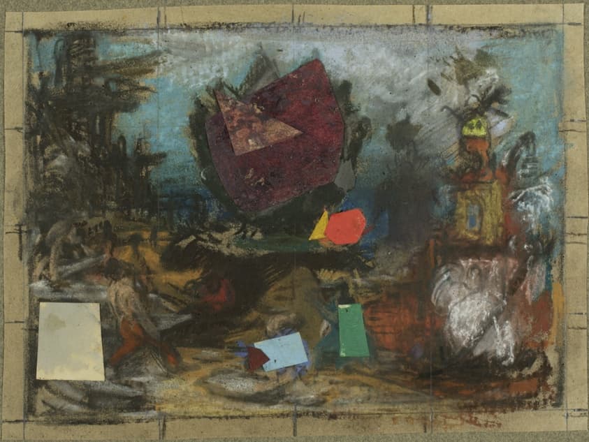 Study for The Rock — Peter Blume