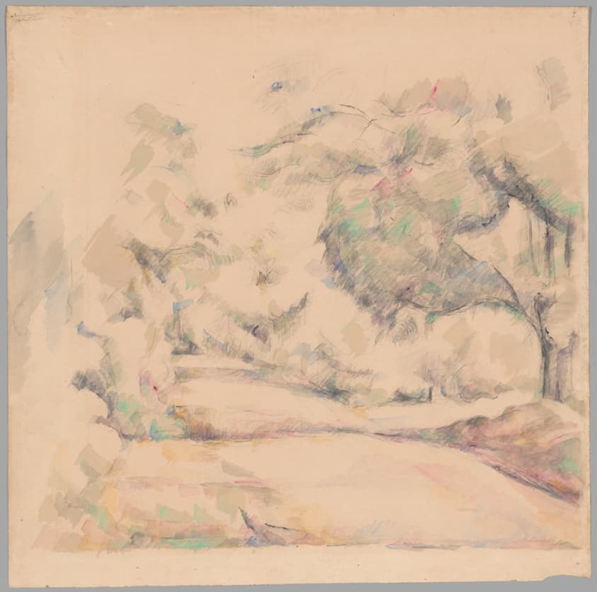 Road in Provence — Paul Cézanne