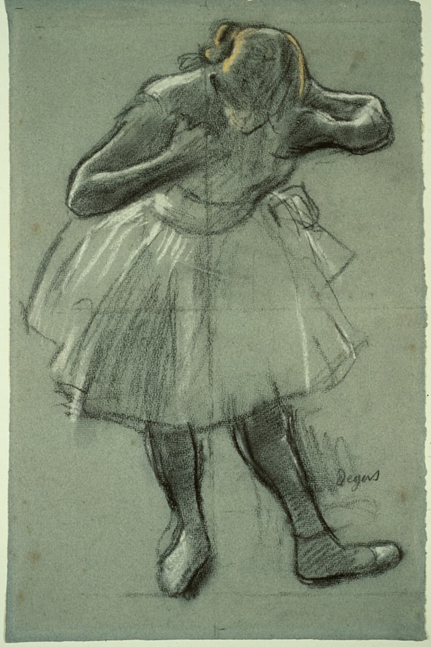 Dancer Bending Forward — Edgar Degas