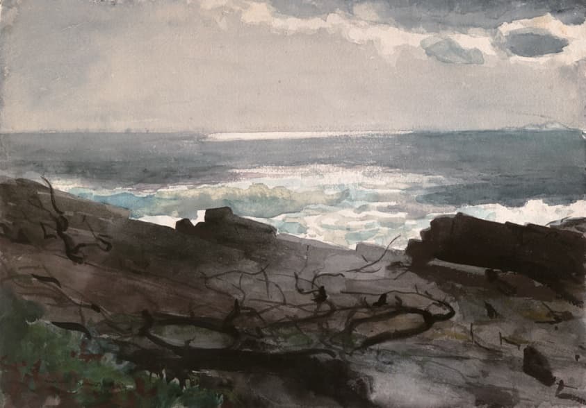 Sunshine and Shadow, Prout's Neck — Winslow Homer