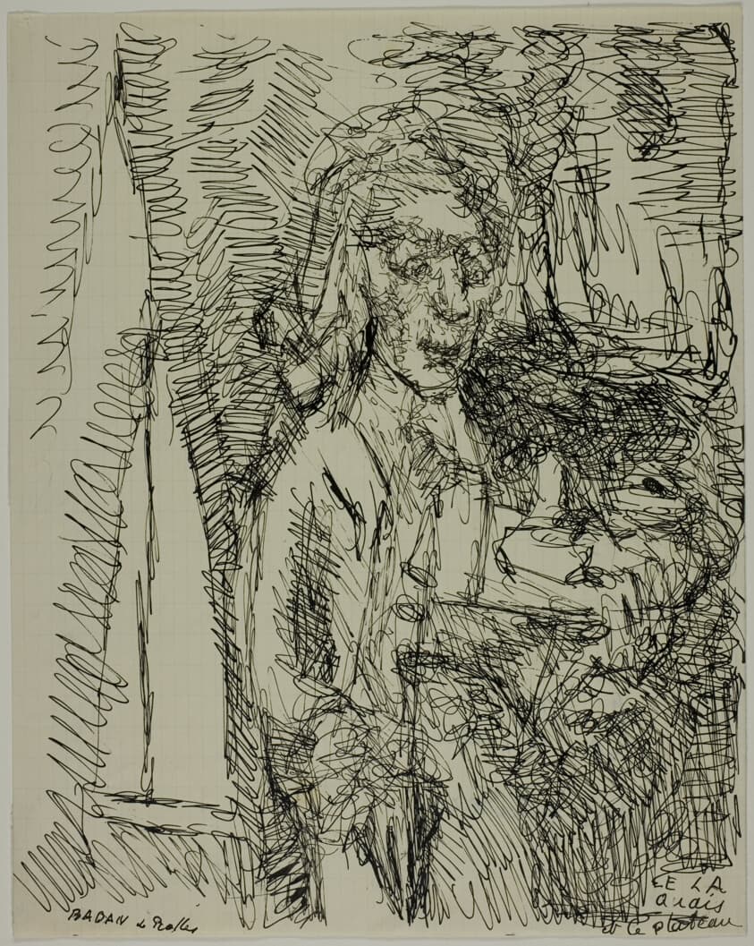 Lackey with Tray — Louis Soutter
