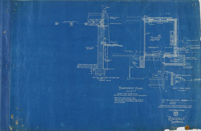 Ragdale House, Lake Forest, Illinois, Additions and Alterations — Howard Van Doren Shaw