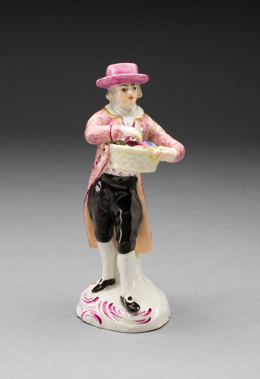 Figure of a Man with Grapes — Limbach Porcelain Factory
