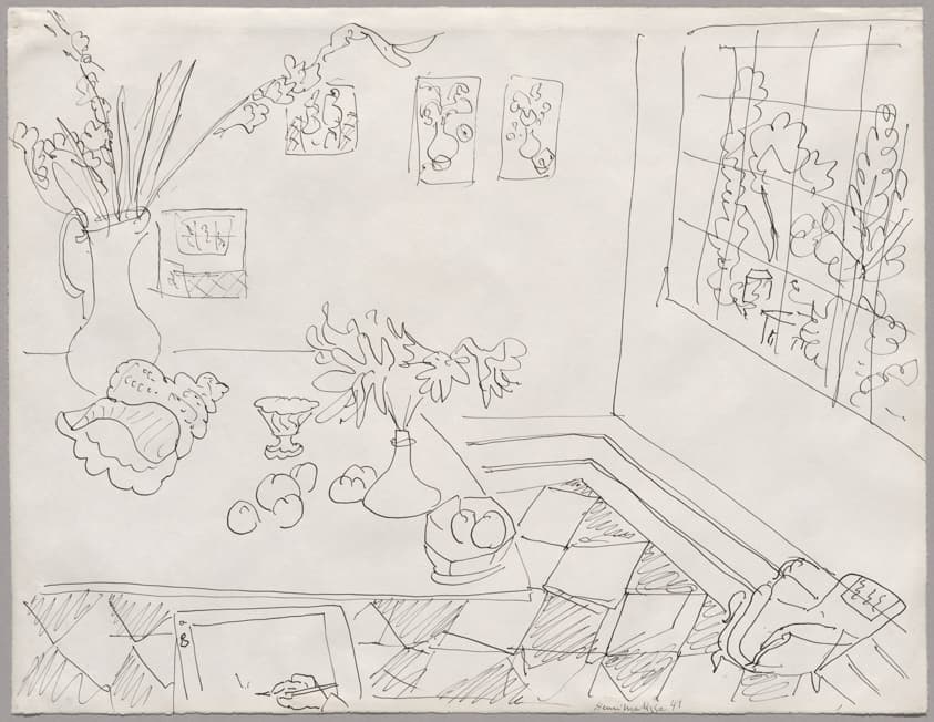 Matisse's Dining Room-1941 — Henri Matisse
