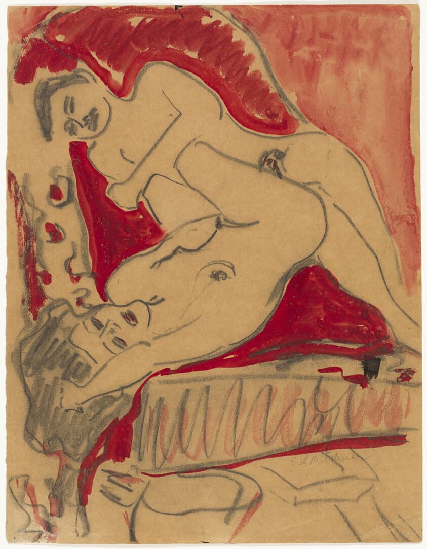 Man and Woman — Ernst Ludwig Kirchner