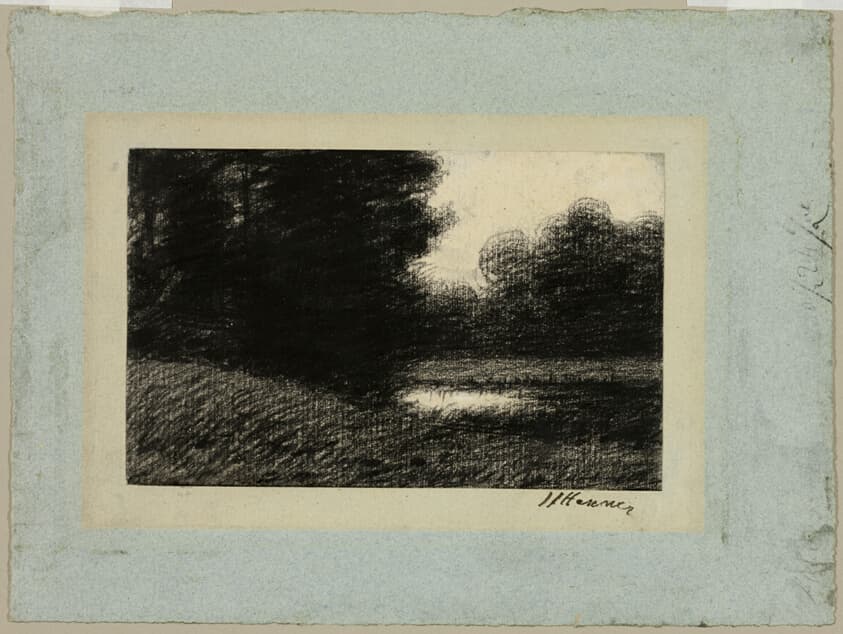 Landscape with a Pond — Jean-Jacques Henner