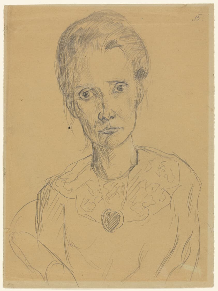 Portrait of a Woman (possibly Gräfin Aga vom Hagen) — Max Beckmann