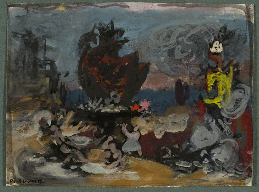 Study for The Rock — Peter Blume