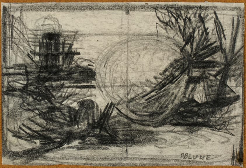 Study for The Rock — Peter Blume