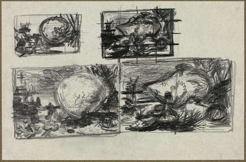 Studies for The Rock — Peter Blume