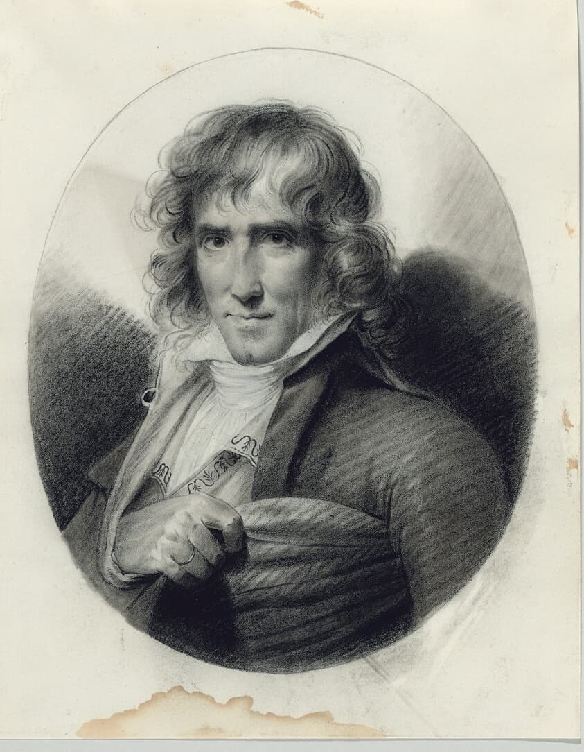 Portrait of the Artist Joseph Chinard — Jean-Baptiste Isabey