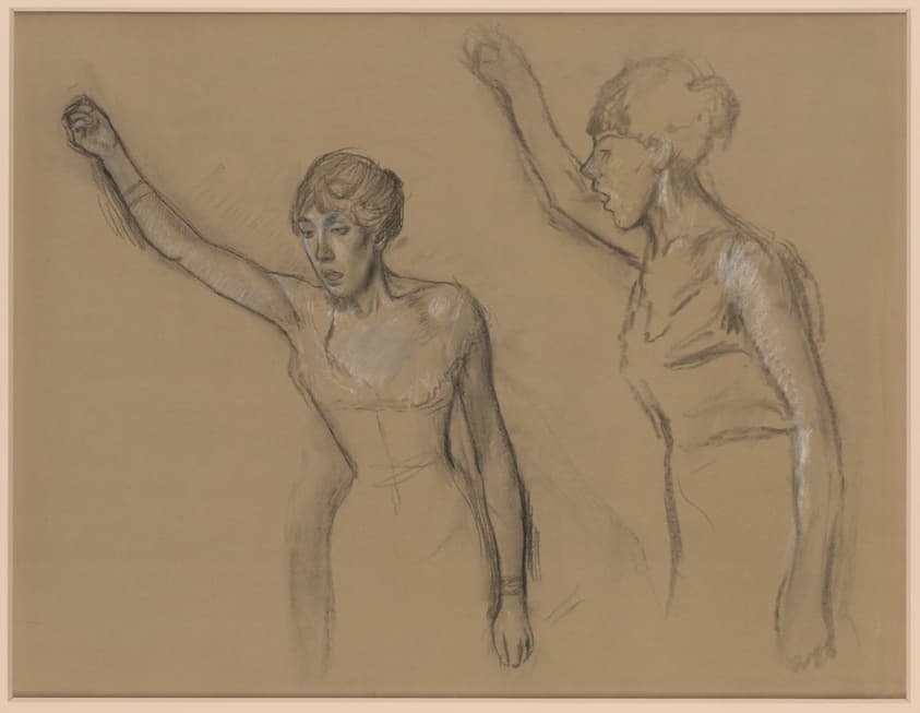 Study of a Singer — Edgar Degas
