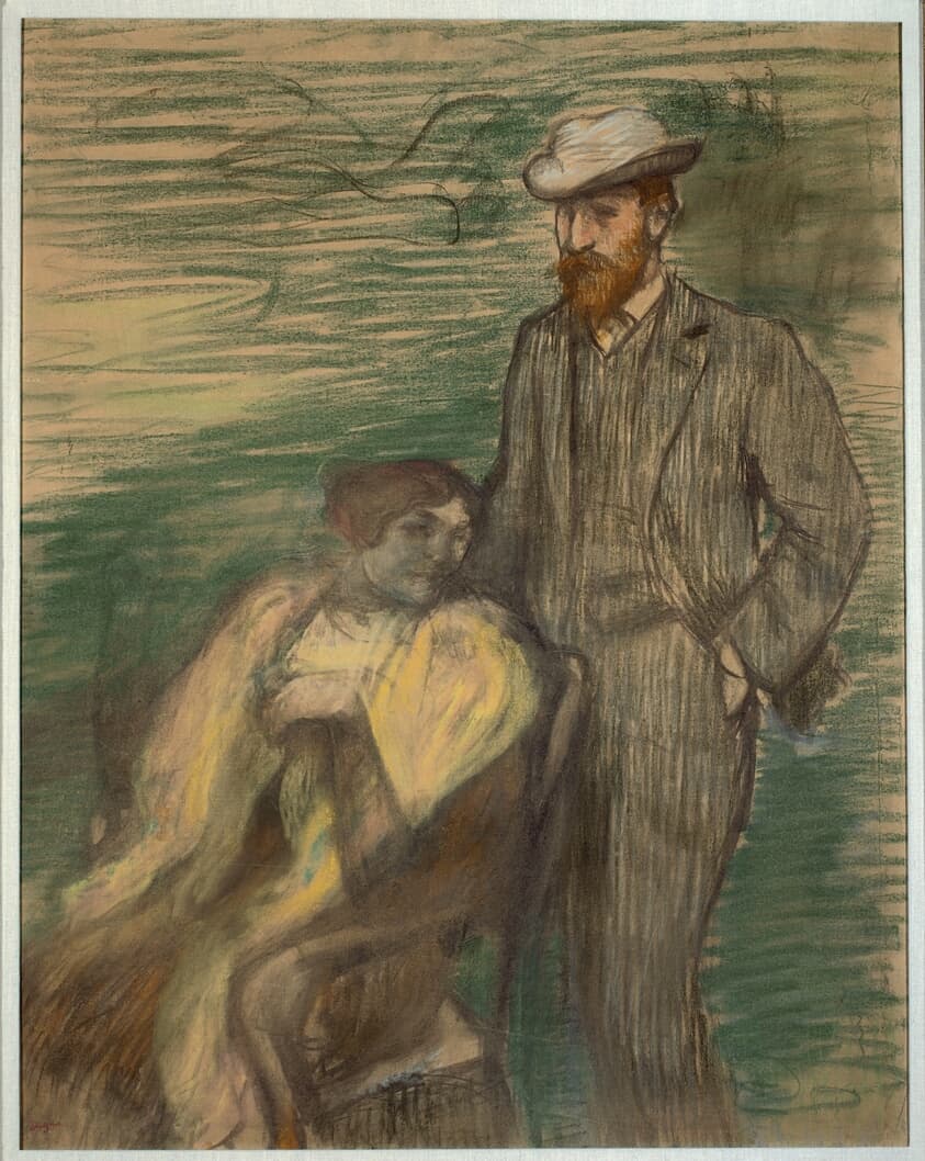 Study for a Portrait of Monsieur and Madame Louis Rouart — Edgar Degas